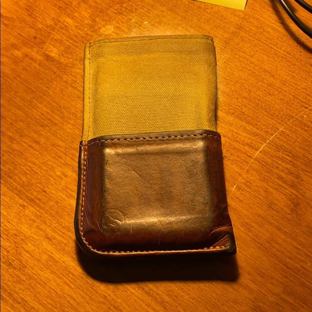 Leather wallet case for iPhone 5/6/7